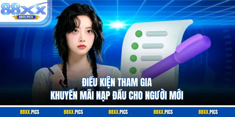 Điều kiện tham gia khuyến mãi nạp đầu cho người mới